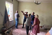 У Вінниці відновлюватимуть постраждалі внаслідок теракту багатоповерхівки - Сергій Моргунов зустрівся з мешканцями