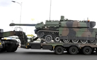 Конвой с Французскими танками Leclerc и БТР VBCI уже в пути